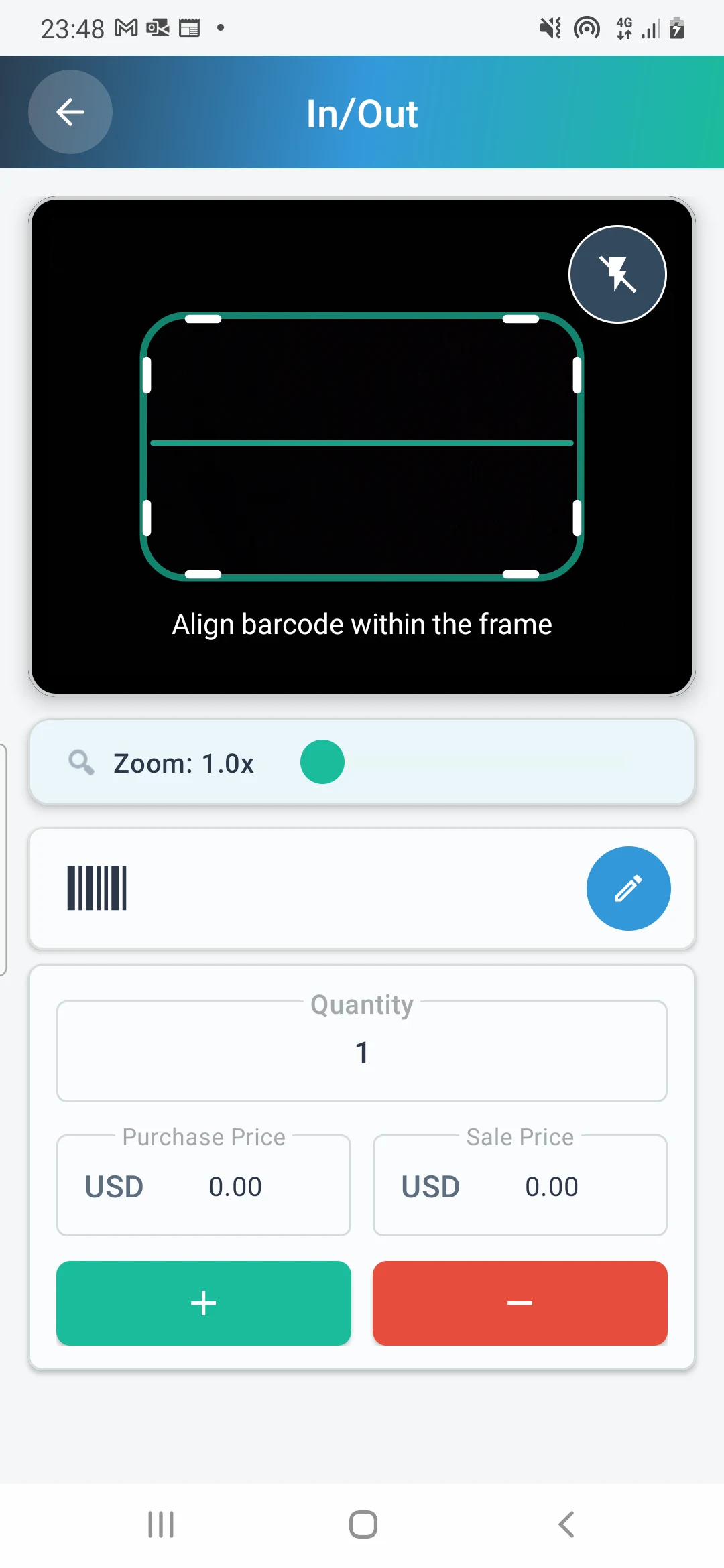 ProdScanner screenshot